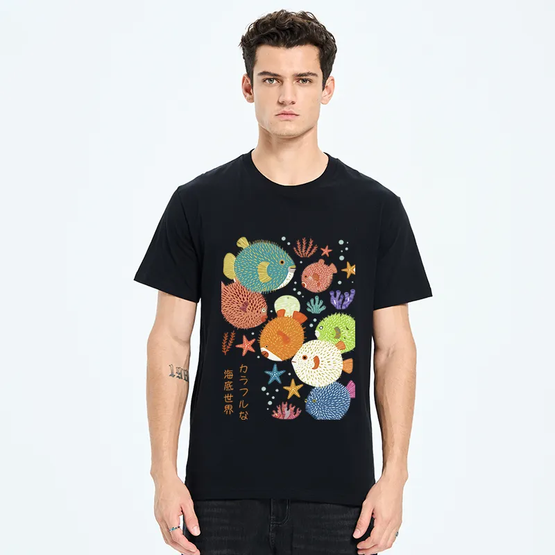 Tokyo-Tiger Japanese Fish Kanji Classic T-Shirt