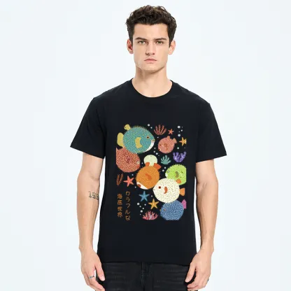 Tokyo-Tiger Japanese Fish Kanji Classic T-Shirt