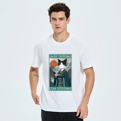 Tokyo-Tiger The Zen Barista Cat Classic T-Shirt