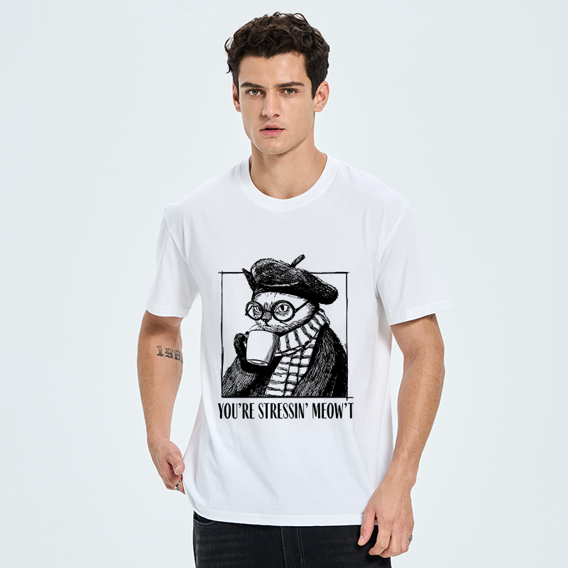 Tokyo-Tiger Cat Café：Sip, Don’t Stress Classic T-Shirt