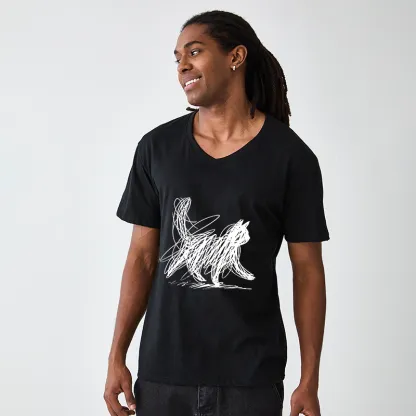 Tokyo-Tiger Minimalist Cat Art Classic T-Shirt