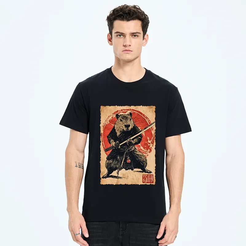 Tokyo-Tiger Samurai Capybara Japan Classic T-Shirt