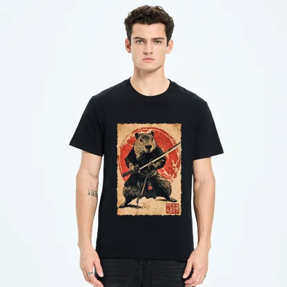 Tokyo-Tiger Samurai Capybara Japan Classic T-Shirt