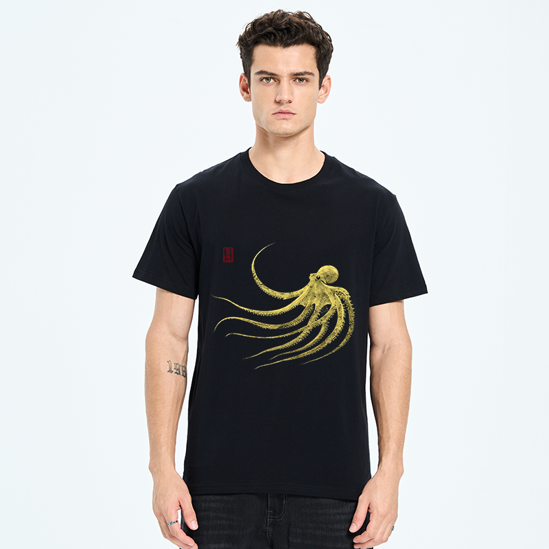 Tokyo-Tiger Retro Octopus Japanese Classic T-Shirt