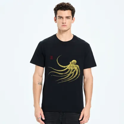 Tokyo-Tiger Retro Octopus Japanese Classic T-Shirt