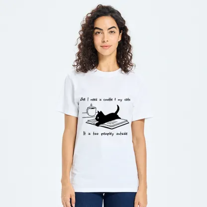 Tokyo-Tiger I Need Is Coffee And My Cat Classic T-Shirt