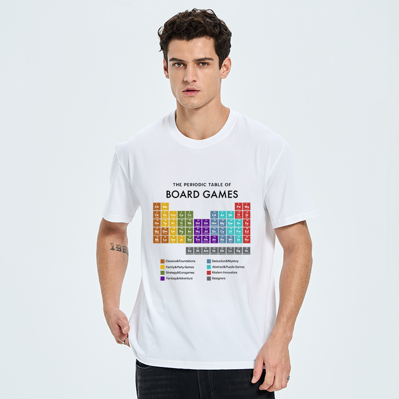 Tokyo-Tiger Periodic Table Of Elements In Board Games Classic T-Shirt