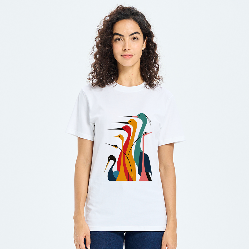 Tokyo-Tiger Various Types Of Cranes Classic T-Shirt