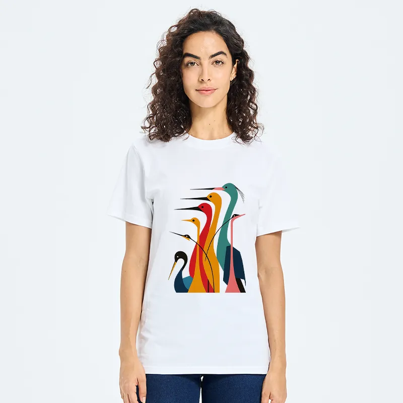 Tokyo-Tiger Various Types Of Cranes Classic T-Shirt