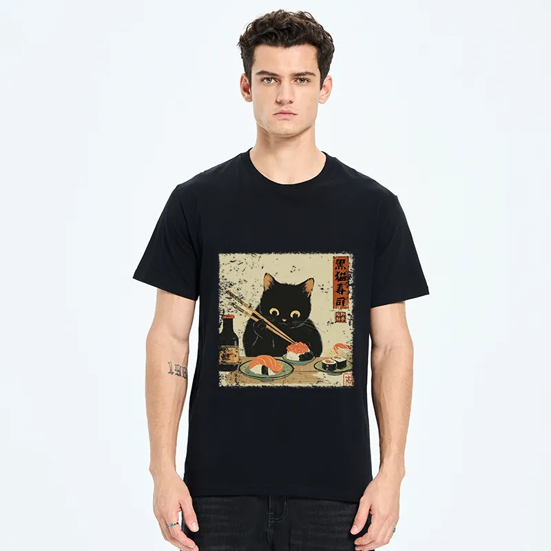Tokyo-Tiger Meow Sushi Time Classic T-Shirt