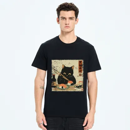 Tokyo-Tiger Meow Sushi Time Classic T-Shirt