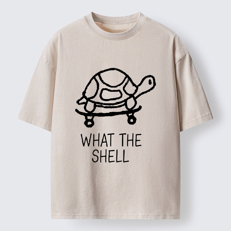 Tokyo-Tiger Funny Turtle Washed T-Shirt
