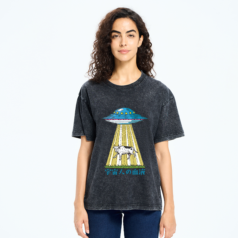 Tokyo-Tiger Alien Blood Washed T-Shirt