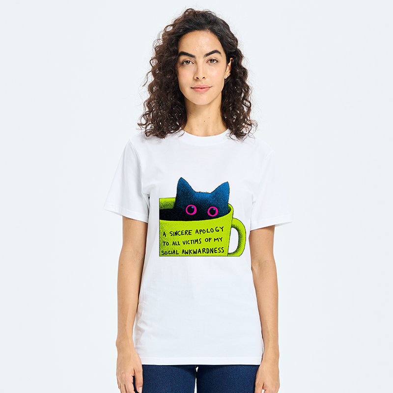 Tokyo-Tiger Social Awkward Cat Classic T-Shirt