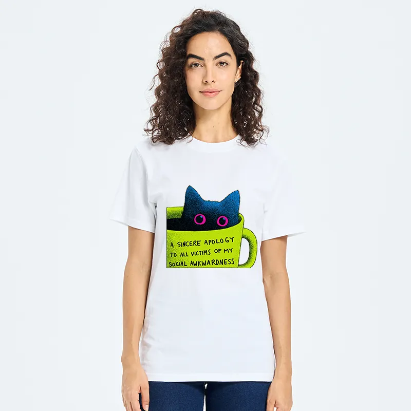 Tokyo-Tiger Social Awkward Cat Classic T-Shirt