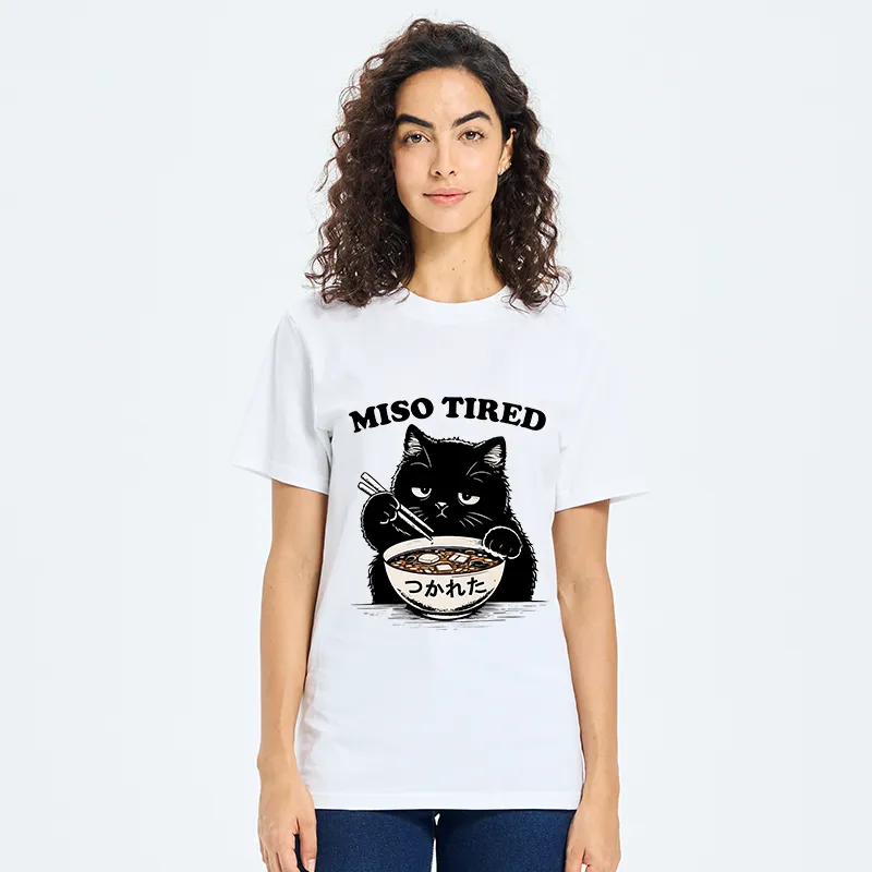 Tokyo-Tiger I Am So Tired Cat Classic T-Shirt