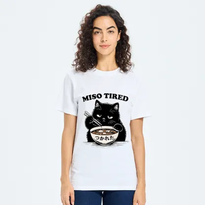 Tokyo-Tiger I Am So Tired Cat Classic T-Shirt