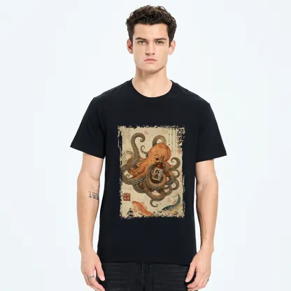 Tokyo-Tiger Osaka Sake & Octopus Classic T-Shirt