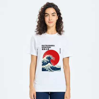 Tokyo-Tiger The Great Wave And Sun Classic T-Shirt