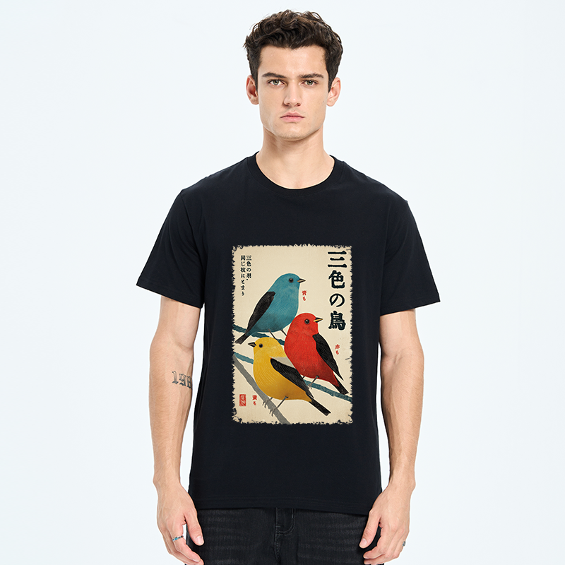 Tokyo-Tiger Three Birds, One Branch Classic T-Shirt