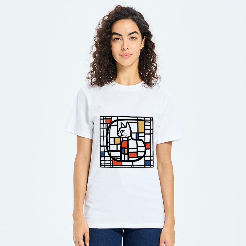Tokyo-Tiger Mondrian's Cat Classic T-Shirt