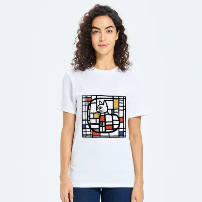 Tokyo-Tiger Mondrian's Cat Classic T-Shirt