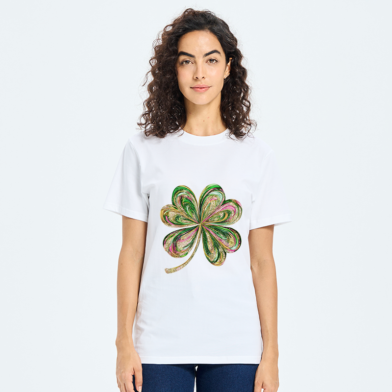 Tokyo-Tiger Lucky Four-Leaf Clover Classic T-Shirt