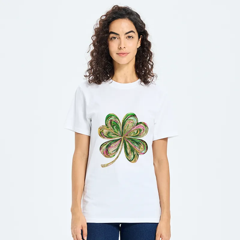 Tokyo-Tiger Lucky Four-Leaf Clover Classic T-Shirt