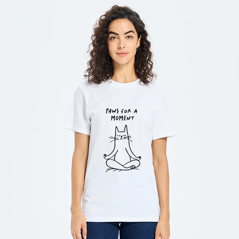 Tokyo-Tiger Yoga Zen Cat Classic T-Shirt
