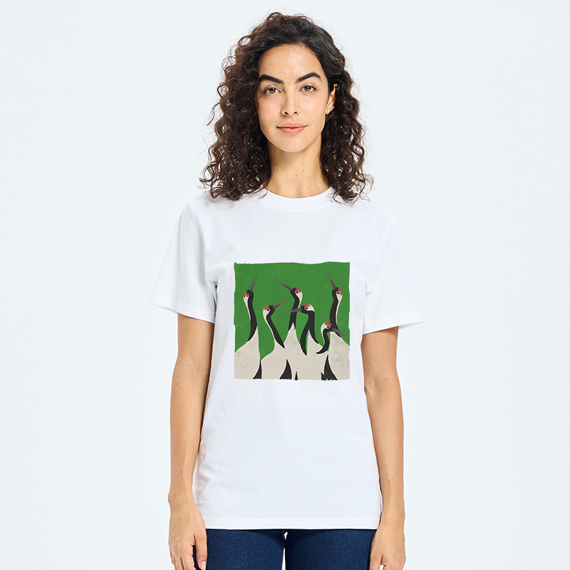 Tokyo-Tiger Crane Flock Classic T-Shirt