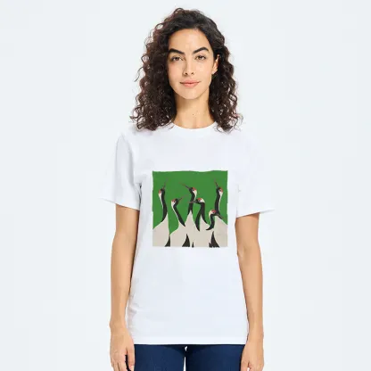 Tokyo-Tiger Crane Flock Classic T-Shirt