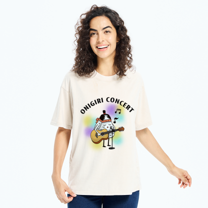 Tokyo-Tiger Rice Ball Concert Washed T-Shirt