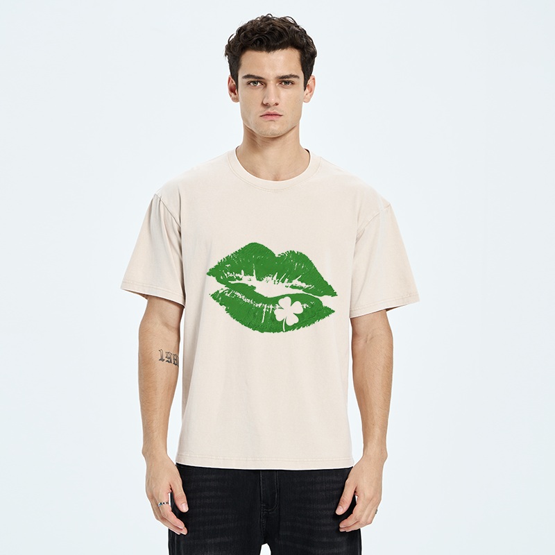 Tokyo-Tiger Lucky Kiss Washed T-Shirt