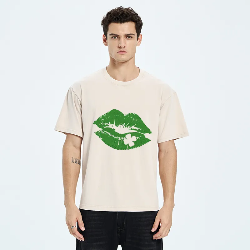 Tokyo-Tiger Lucky Kiss Washed T-Shirt