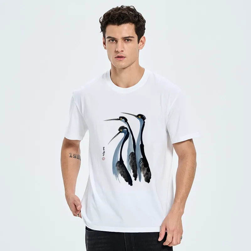 Tokyo-Tiger Blue Crane Classic T-Shirt