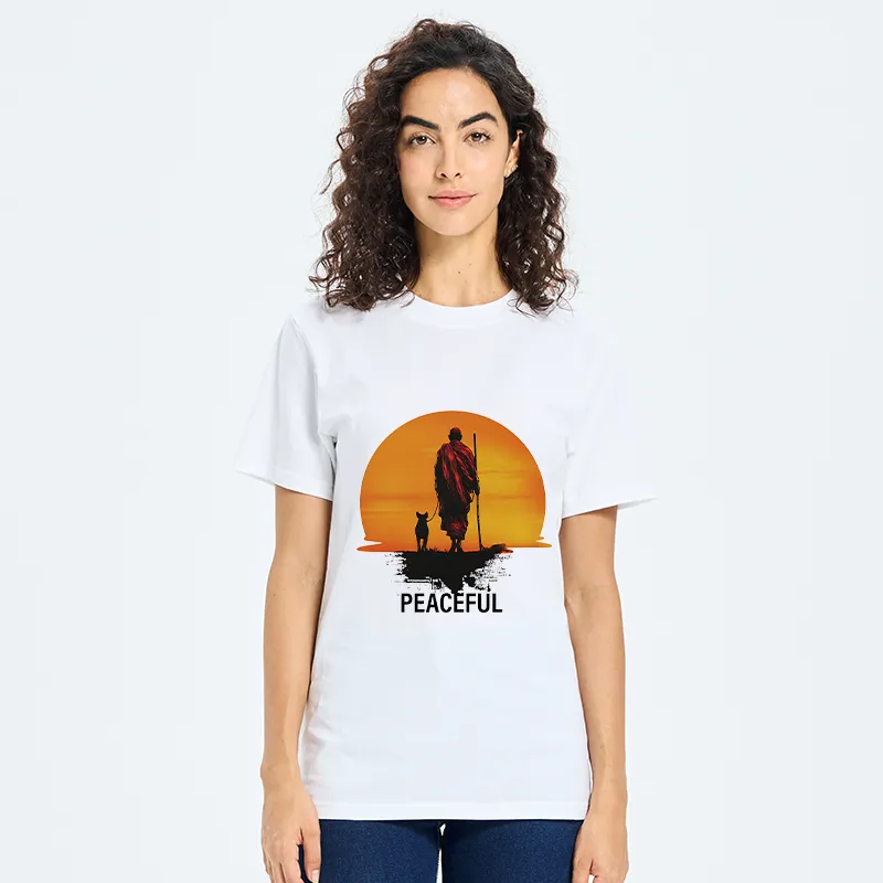 Tokyo-Tiger Monk Dog And Sun Classic T-Shirt