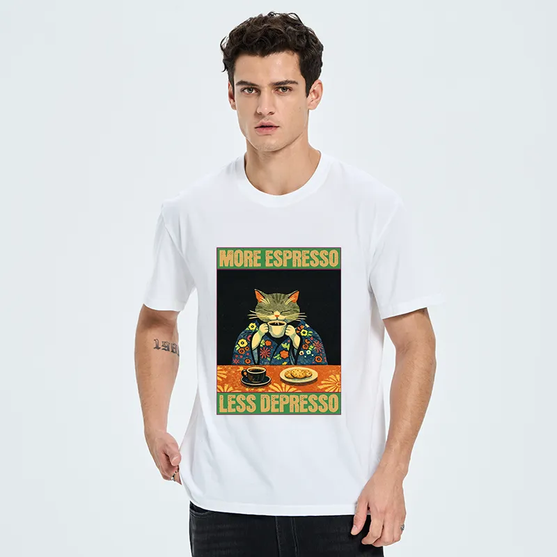 Tokyo-Tiger Cat Tasting Coffee Japan Classic T-Shirt