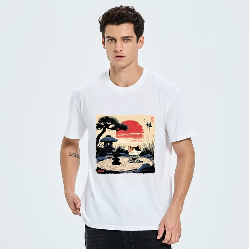 Tokyo-Tiger Zen-like Scenery Classic T-Shirt
