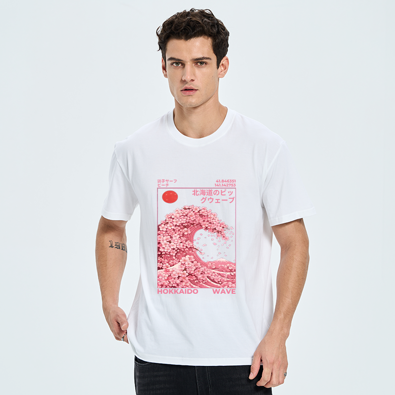 Tokyo-Tiger Sakura Wave Classic T-Shirt