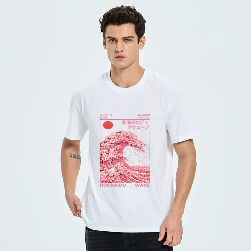 Tokyo-Tiger Sakura Wave Classic T-Shirt