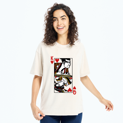 Tokyo-Tiger Japanese Poker Geisha Washed T-Shirt