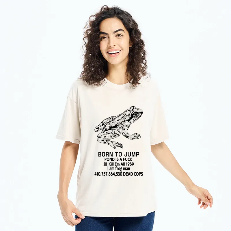 Tokyo-Tiger Born To Jump Washed T-Shirt