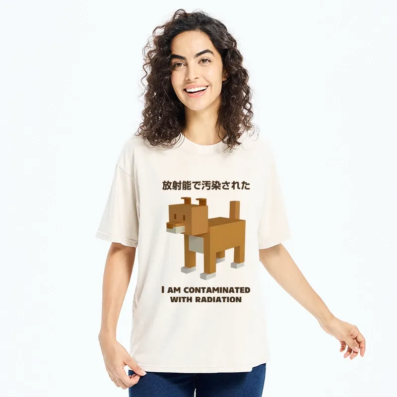 Tokyo-Tiger Dog Contaminated By Radiation Washed T-Shirt