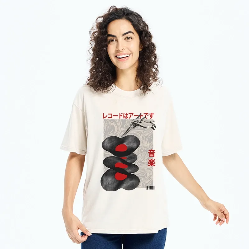 Tokyo-Tiger Vintage Japanese Music Washed T-Shirt