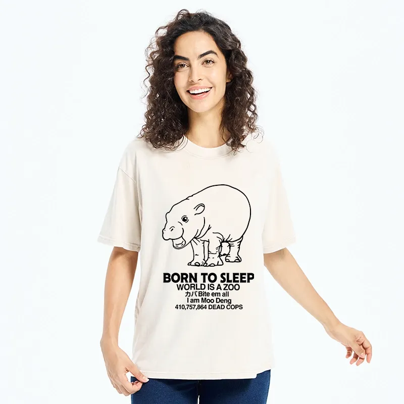 Tokyo-Tiger Born To Sleep Washed T-Shirt