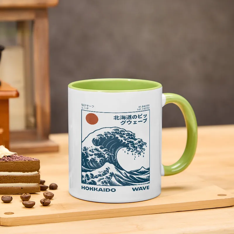 Tokyo-Tiger Hokkaido Wave Japan Mug