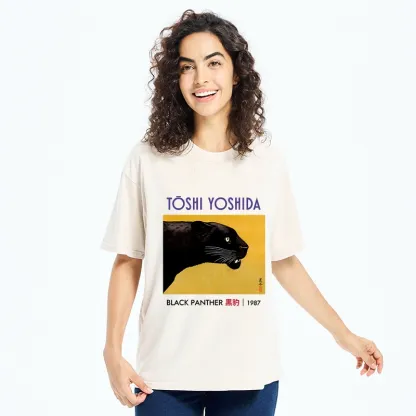 Tokyo-Tiger Black Panther Washed T-Shirt