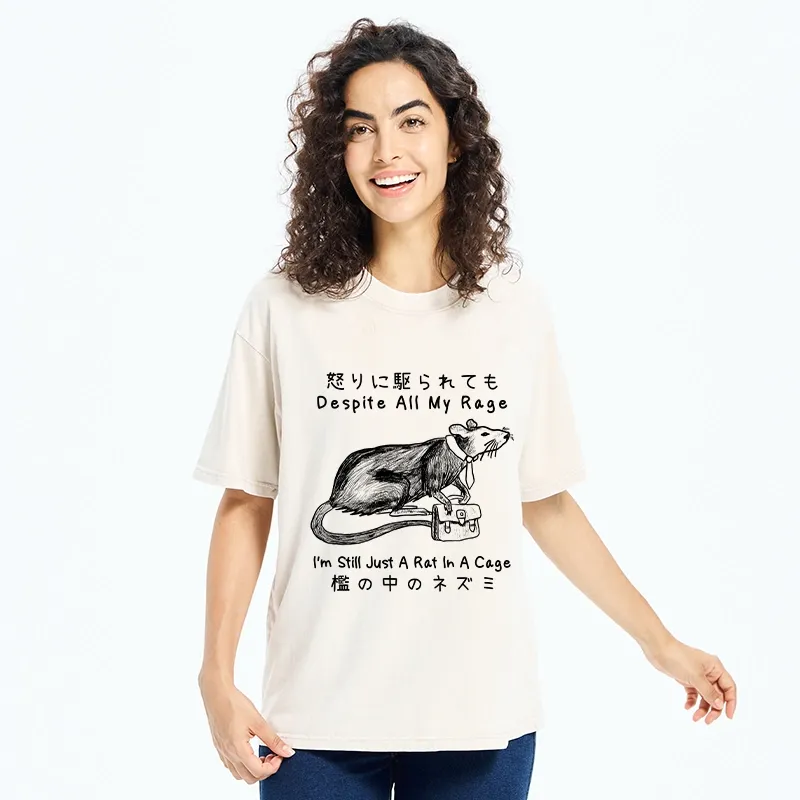 Tokyo-Tiger I'm A Rat In A Cage Washed T-Shirt