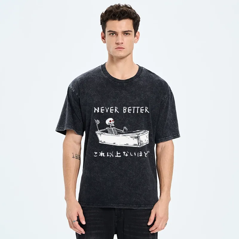 Tokyo-Tiger Never Better Washed T-Shirt