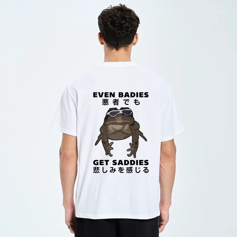 Tokyo-Tiger Even Baddies Get Saddies Back Classic T-Shirt